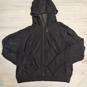 Lululemon Athletica Charcoal Mesh Hoodie